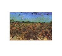 The Green Vineyard Van Gogh Arles 3D Effect Wall Art Wall Stickers & Murals Modern Canvas Prints Artwork for Home Office Decorations Modern Painting Valentine's Day Gift 20x30inch(50x75cm)