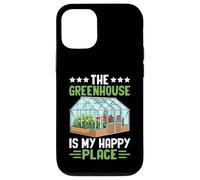 The Greenhouse is My Happy Place Amusant Jardinage Coque pour iPhone 12/12 Pro