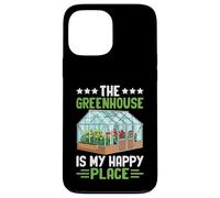 The Greenhouse is My Happy Place Amusant Jardinage Coque pour iPhone 13 Pro Max