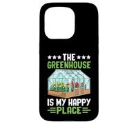 The Greenhouse is My Happy Place Amusant Jardinage Coque pour iPhone 15 Pro