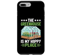 The Greenhouse is My Happy Place Amusant Jardinage Coque pour iPhone 7 Plus/8 Plus