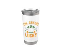 The Greens Are Lucky St Patrick Day Gobelet isotherme en acier inoxydable double paroi