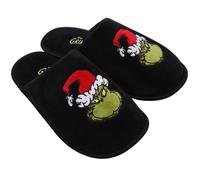 The Grinch Pantoufles pour hommes chaussures d'intérieur en velours noir 43/44