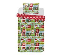 The Grinch Parure de lit avec housse de couette pour lit simple