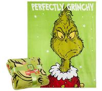 The Grinch Plaid Polaire Enfant, Couverture Douce 150x130cm - Cadeau Enfant et Ado Festif (Vert)