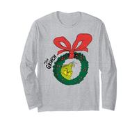 The Grinch Xmas Naughty Cheeky Hello Merry Christmas Classic Manche Longue