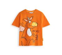 The Gruffalo Gruffalo & Friends Zog T-Shirt Dragon Orange pour Enfants | Tee-Shirt Graphique de créature Mythique de Livre d’Histoires pour Enfants | Julia Donaldson Axel Scheffler Story Tale Book
