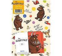The Gruffalo Lot de 10 Papiers Cadeaux Emballages de Cadeaux 10 étiquettes 70 x 50 cm Produit officiel