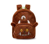 The Gruffalo Mini sac à dos en fourrure pour enfants | Sac à dos pelucheux marron avec sangles réglables | Sac fantaisie pour enfants avec oreilles et cornes 3D | Série de livres d'histoire