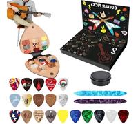 The Guitar Picks Advent Calendar 2025 Adult Teens, 24 Days Christmas Countdown Calendar with Gutiar Picks Capo, Tuner, Strings & Accessories Unique Gift for Guitar Player Family Friends (1pc)