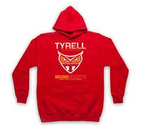 The Guns Of Brixton Blade Runner Tyrell Corporation Sweat a Capuche des Adultes, Rouge, Large