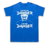 The Guns Of Brixton Breaking Bad I Am Not in Danger I Am The Danger T-Shirt des Hommes, Bleu, Medium