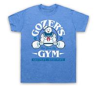 The Guns Of Brixton Ghostbusters Gozer's Gym Get Puft Stay Puft T-Shirt des Hommes, Bleu Classique, Large