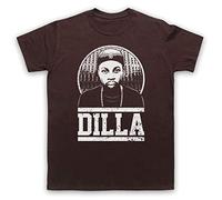 The Guns Of Brixton J Dilla Tribute T-Shirt des Hommes, Marron, Medium