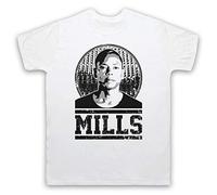 The Guns Of Brixton Jeff Mills Techno DJ Tribute T-Shirt des Hommes, Blanc, Medium