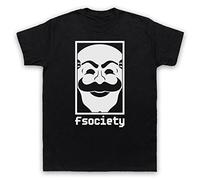 The Guns Of Brixton Mr Robot Fsociety Logo T-Shirt des Hommes