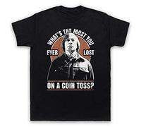 The Guns Of Brixton No Country for Old Men Anton Chigurh Coin Toss T-Shirt des Hommes, Noir, 3XL