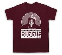 The Guns Of Brixton Notorious BIG Biggie Tribute T-Shirt des Hommes, Bourgogne, 2XL