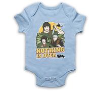 The Guns Of Brixton Rambo First Blood Nothing is Over Bebe Barboteuse Body, Bleu Clair, 0-3 Mois