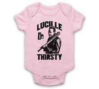 The Guns Of Brixton Walking Dead Negan Lucille is Thirsty Bebe Barboteuse Body, Rose Clair, 18-24 Mois