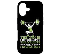 The Gym is My Therapy, The Weights are My Psychiatrist - Coque pour iPhone 17