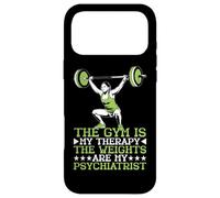 The Gym is My Therapy, The Weights are My Psychiatrist - Coque pour iPhone 17 Pro Max