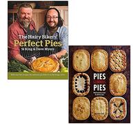 The Hairy Bikers' Perfect Pies By Hairy Bikers, Dave Myers & Pies Glorious Pies By Maxine Clark 2 Books Collection Set