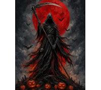 THE HALLOWEEN REAPER: Dark Gothic Lined Notebook for Spooky Nights, Grim Shadows & Haunted Thoughts