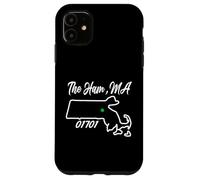 The Ham, MA 01701 Carte de l'État du Massachusetts Irish Pride Coque pour iPhone 11