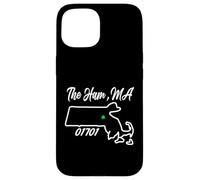 The Ham, MA 01701 Carte de l'État du Massachusetts Irish Pride Coque pour iPhone 15
