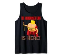 The Hamburger King is Here Barbecue Amusant Débardeur