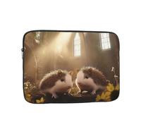 The Hamster on a Date Housse de protection antichoc pour ordinateur portable de 12 pouces
