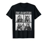 The Hamsters Rockers Animaux amusants musique rock emo-punk T-Shirt