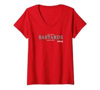 The Handmaid's Tale Don't Let The Bastards Grind You Down V2 T-Shirt avec Col en V