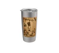 The Hanged Man Tarot Card Scrapbook Design Gobelet isotherme en acier inoxydable double paroi