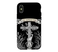The Hanged Man XII Carte de Tarot Gothique Occulte Halloween Coque pour iPhone X/XS