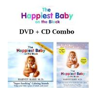The Happiest Baby on the Block DVD + CD COMBO By Dr. Harvey Karp The New Way to Calm Crying, and Help Your Baby Sleep Longer + "Super Soothing" Calming Sounds CD With 5 great sounds!