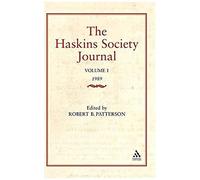 The Haskins Society Journal Studies In Medieval History