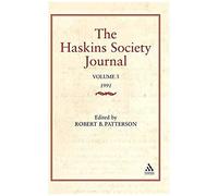 The Haskins Society Journal Studies In Medieval History