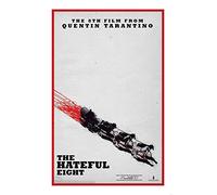 The Hateful Eight Le haineux 8 Teaser Poster Maxi, en Bois, Multicolore