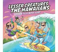 The Hawaiians;Lesser Creatures - Lesser Talk More Surf (Onesided Coloured Vinyl)
