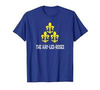 The Hay-Les-Roses, T-Shirt Fleur de Lis T-Shirt, Homme, Bleu Royal, L