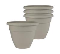 The HC Companies Lot de 4 Pots de Fleurs Cottage Stone, 20,3 cm