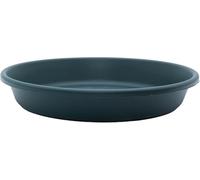 The HC Companies Soucoupe en plastique pour pot de fleurs, pour l'extérieur et l'intérieur, design traditionnel pour l'évacuation de l'eau, durable, élégant, 15,2 cm de diamètre, feuillage persistant