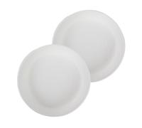 The HC Companies Soucoupe en Plastique pour Pot de Fleurs, pour l'extérieur et l'intérieur, Design Traditionnel pour l'évacuation de l'eau, Durable et élégant, 35,6 cm de diamètre, Blanche