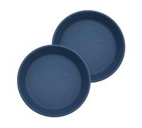 The HC Companies SLI24000DE2T003LRETX Soucoupe Ronde Classique en Plastique Bleu Ardoise 53,3 cm