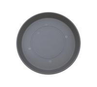 The HC Companies Soucoupe pour Pot de Fleurs en Plastique, Gris Chaud, 40,6 cm