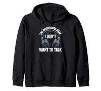 The Headphones Mean I Don't Want To Talk Introverti - Sweat à Capuche