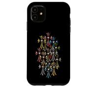 The Heart Diamond Color Cross Coque pour iPhone 11