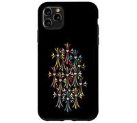 The Heart Diamond Color Cross Coque pour iPhone 11 Pro Max